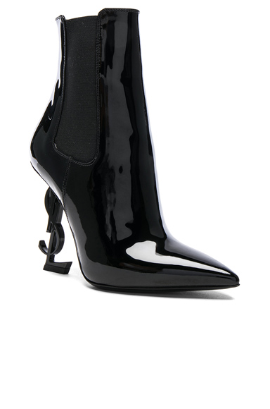 Patent Opium Monogramme Heeled Boots展示图